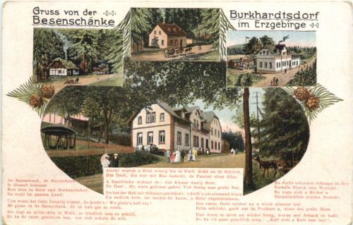Burkhardtsdorf - Gruss von der Besenschänke