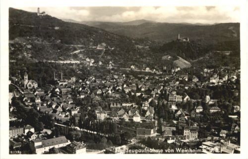 Weinheim - Flugzeugaufnahme