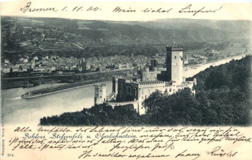 Schloss Stolzenfels und Oberlahnstein