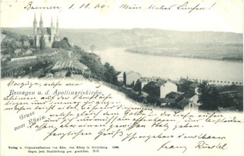 Remagen und Appollinariskapelle