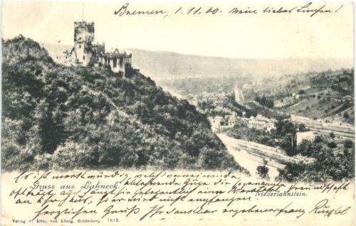 Niederlahnstein - Gruss aus Lahneck