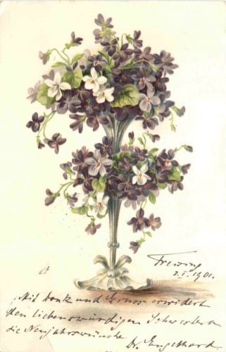 Blumen - Litho