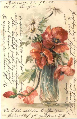Blumen - Litho
