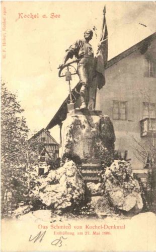 Kochel am see - Das Schmied von Kochel Denkmal