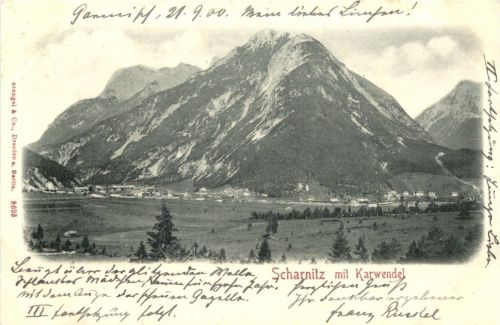 Scharnitz mit Karwendel