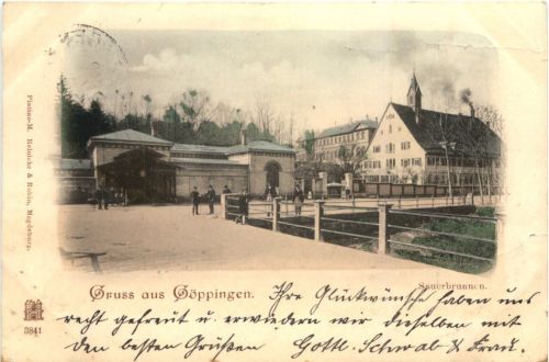 Gruss aus Göppingen - Suerbrunnen