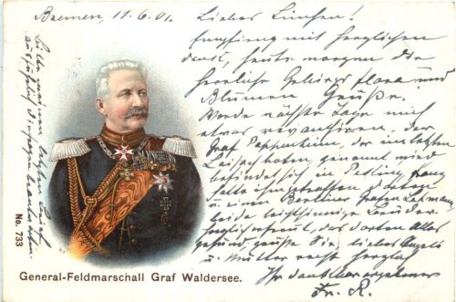 Generalfeldmarschall Graf Waldersee