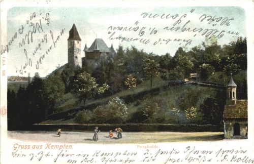 Gruss aus Kempten - Burghalde