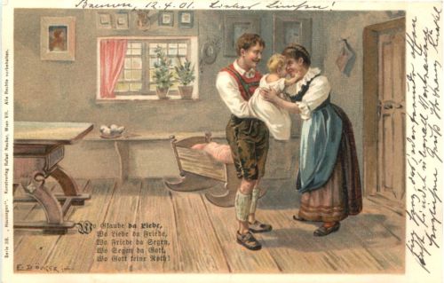 Künstler Ak E. Döcker jun