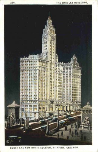 Chicago - South and New North Section by Night