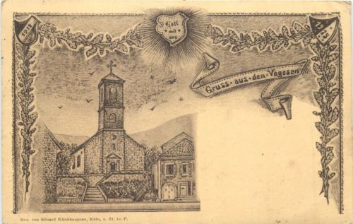Gruss aus den Vogesen - Feldpost