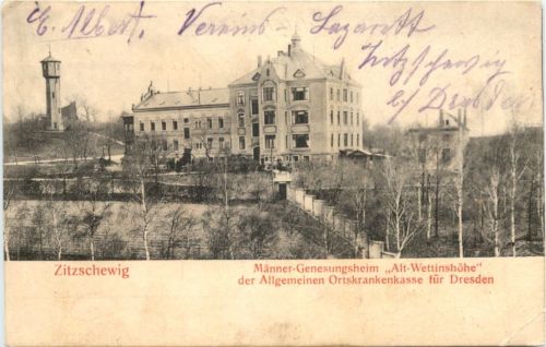 Zitzschewig - Männer Genesungsheim Alt Wettinshöhe - Radebeul