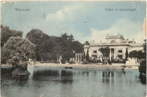 Warszawa - Palac w Lazienkach - Feldpost