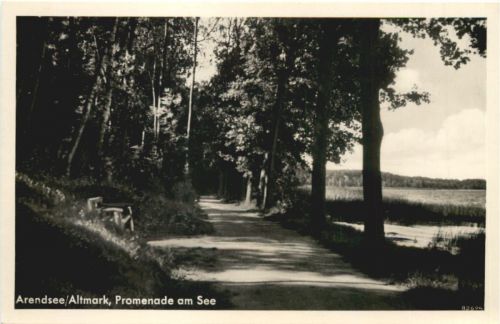 Arendsee in der Altmark - Promenade am See