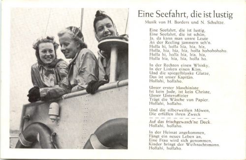 Liederkarte - Eine Seefahrt die ist lustig