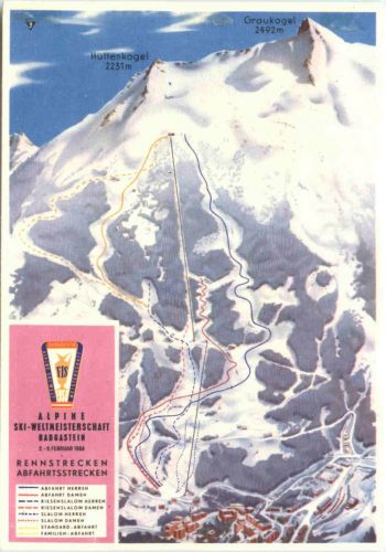 Badgastein - Ski Weltmeisterschaft 1958