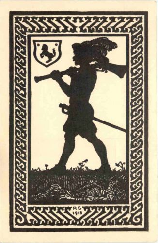 Der Soldat - Künstler Ak Rudolf Sievers