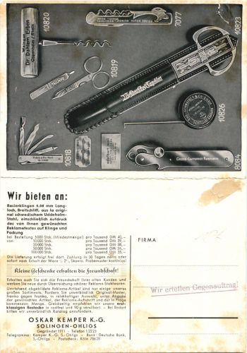 Taschenmesser Solingen-Ohligs