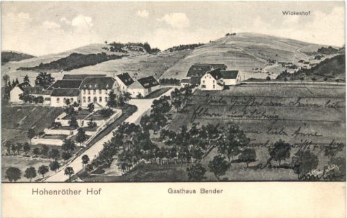 Hohenröther Hof - Gasthaus Bender