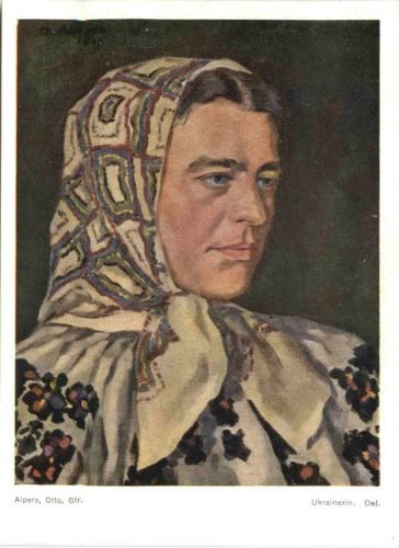 Künstler Ak Otto Alpers - Ukrainerin