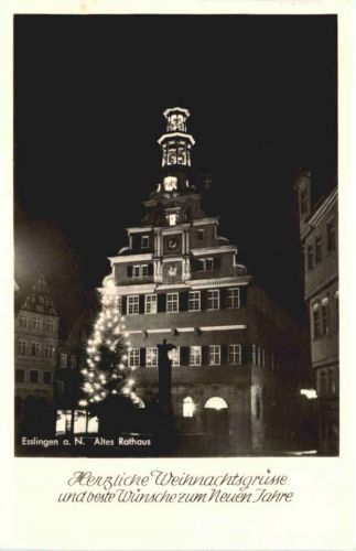 Esslingen - Altes Rathaus - Weihnachten