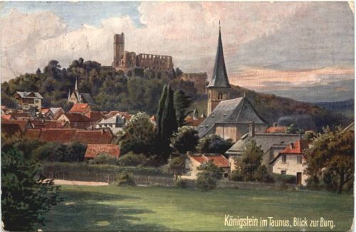 Königstein im Taunus - Blick zur Burg