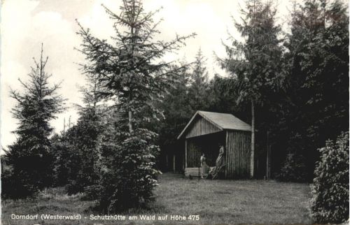Dorndorf - Westerwald - Schutzhütte am Wald