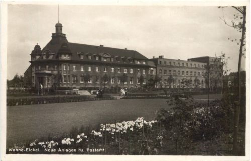 Wanne-Eickel - Neue Anlagen und Postamt