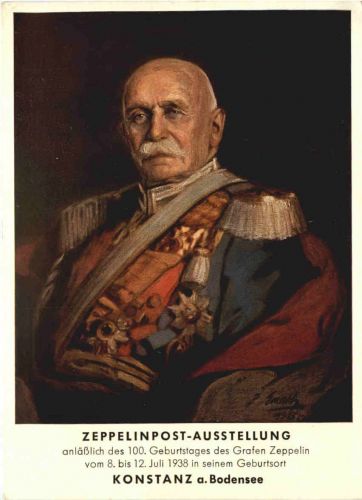Konstanz - Zeppelinpost Ausstellung 1938 - Ganzsache