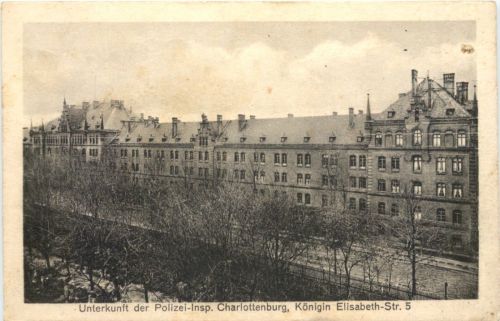 Berlin-Charlottenburg - Unterkunft der Polizei insp.