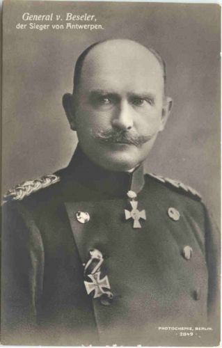 General v. Beseler - der Sieger von Antwerpen