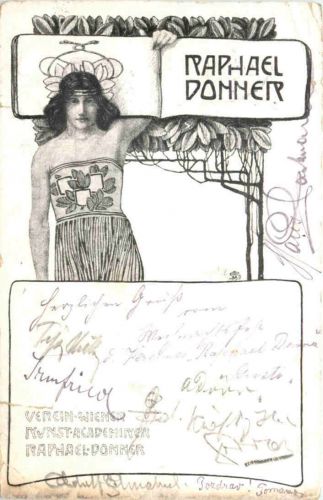 Künstler Ak Raphael Donner - Jugendstil