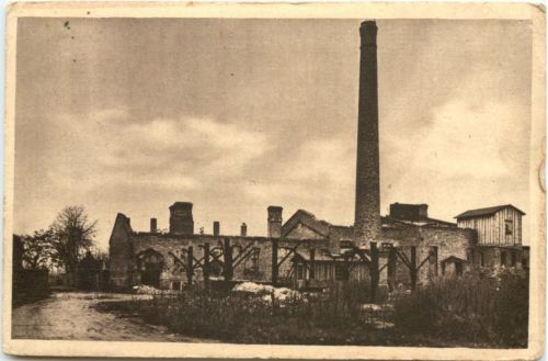 Brest-Litowsk - Zerstörte Brennerei am Hauptbahnhof
