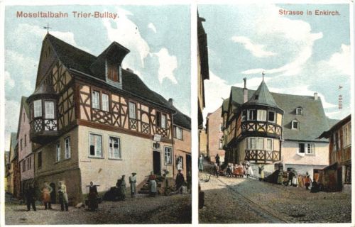 Moseltalbahn Trier-Bullay - Strasse in Enkirch