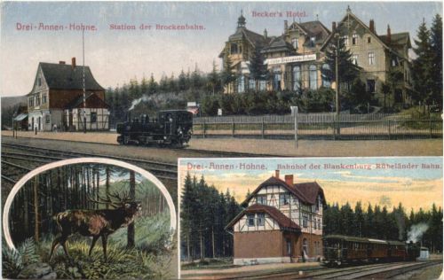 Drei-Annen-Hohne - Station der Brockenbahn