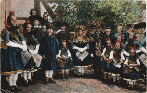 Hessische Trachten - Schwälmer Hochzeit