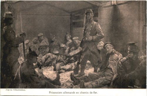 Prisonniers allemands en chemin de fer
