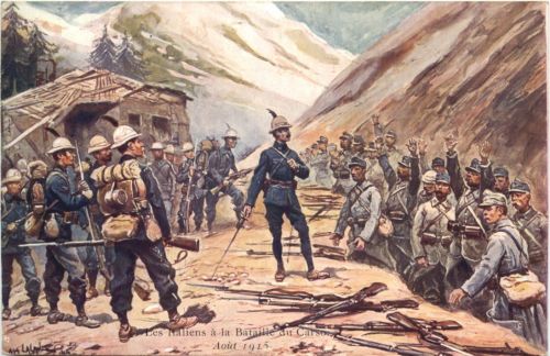 Les Italiens a la Bataille du Carso
