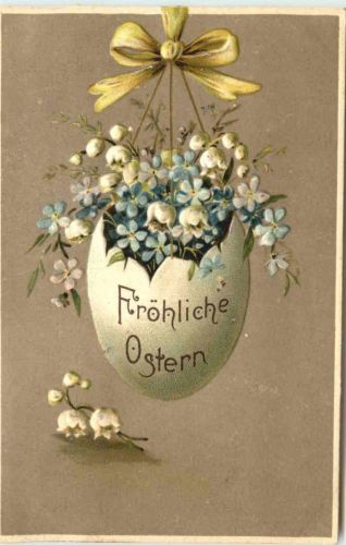 Ostern - Prägekarte