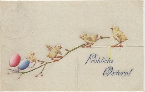 Ostern - Prägekarte