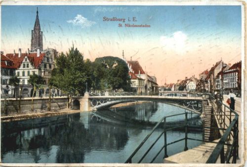 Straßburg im Elsass - St. Nikolausstaden - Feldpost