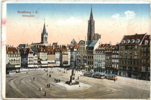 Straßburg im Elsass - Kleberplatz - Feldpost