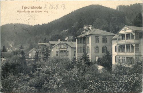Friedrichroda - villen-Partie