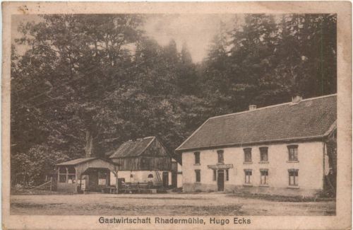 Gastwirtschaft Rhadermühle bei Oberbrügge