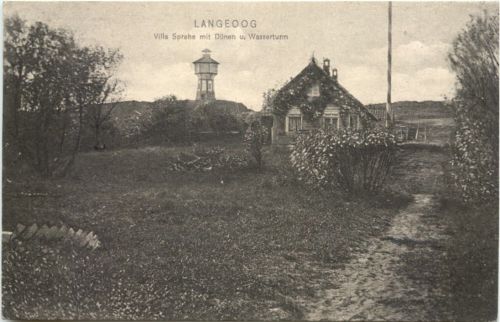 Langeoog - Villa Sprehe mit Dünen