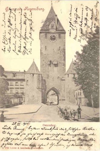 Gruss aus Regensburg - Ostenthor