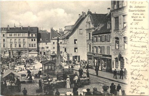 St. Johann - Saarbrücken - Partie am Markt