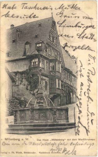 Miltenberg - Das Haus Miltenberg mit dem Markt