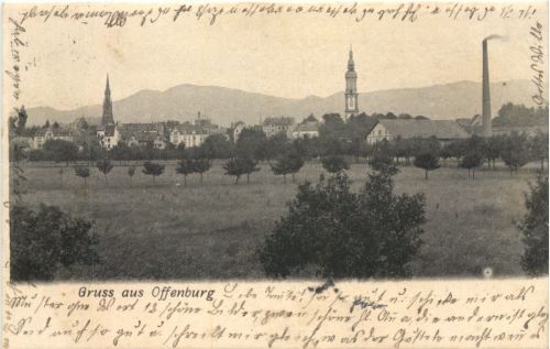 Gruss aus Offenburg in Baden