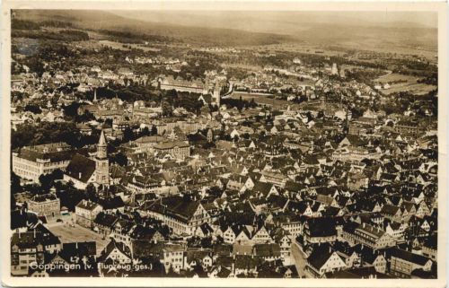 Göppingen vom Flugzeug aus